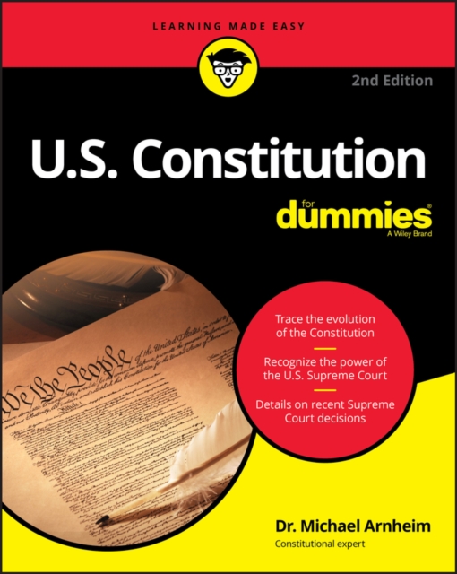 U.S. Constitution For Dummies, Paperback / softback Book