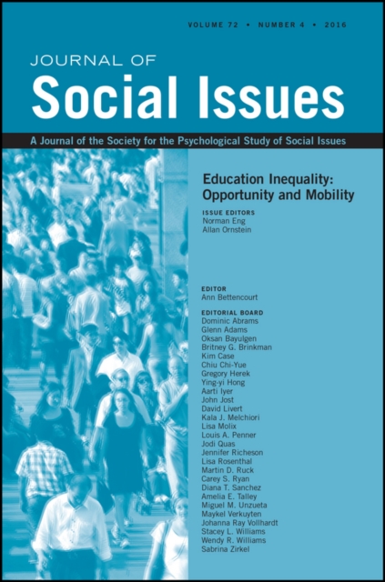 Education Inequality : Opportunity and Mobility, Paperback / softback Book