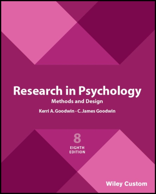 Research in Psychology Methods and Design 8e, Paperback / softback Book