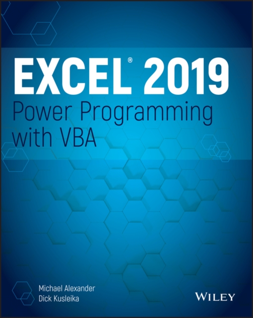 Excel 2019 Power Programming with VBA, EPUB eBook