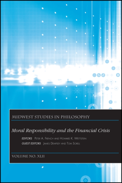Moral Responsibility and the Financial Crisis, Paperback / softback Book