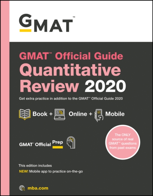 GMAT Official Guide 2020 Quantitative Review : Book + Online Question Bank, Paperback / softback Book