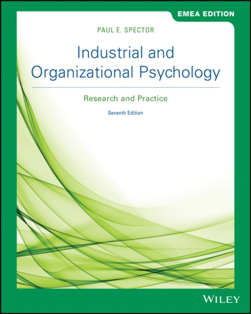Industrial and Organizational Psychology : Research and Practice, EMEA Edition, Paperback / softback Book