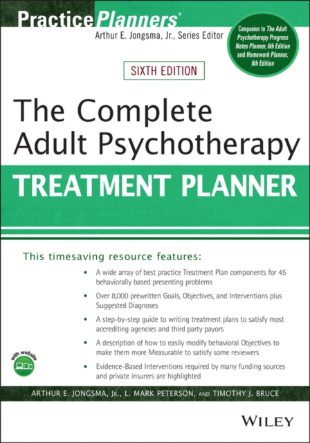 The Complete Adult Psychotherapy Treatment Planner, Paperback / softback Book