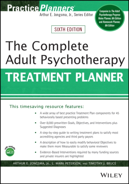 The Complete Adult Psychotherapy Treatment Planner, PDF eBook