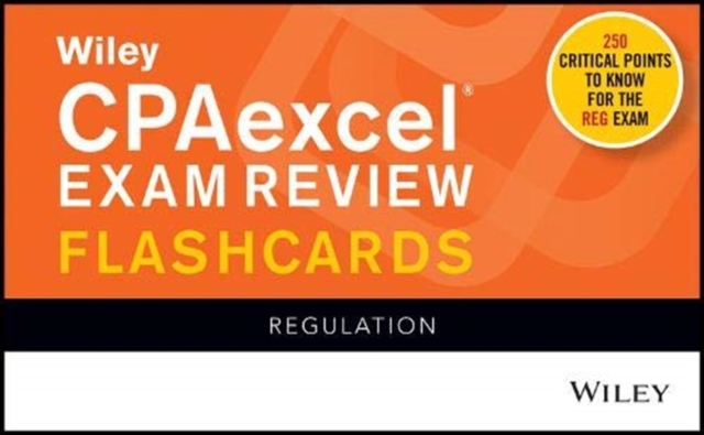 Wiley CPAexcel Exam Review 2020 Flashcards : Regulation, Paperback / softback Book