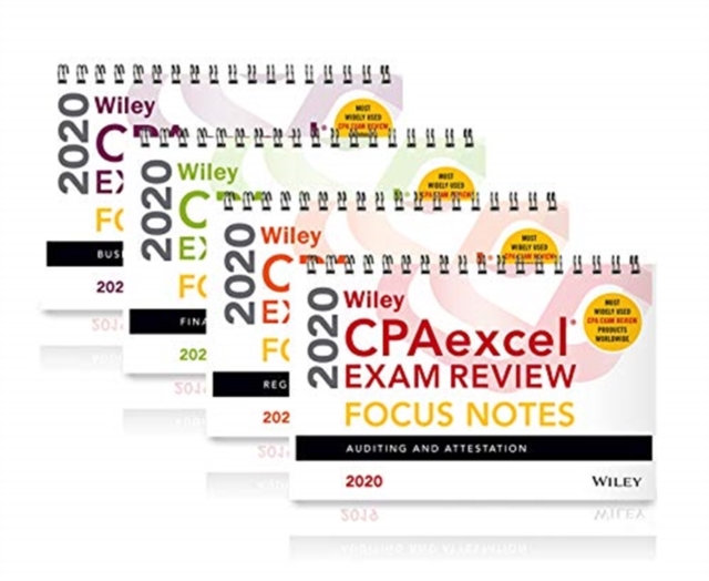 Wiley CPAexcel Exam Review 2020 Focus Notes : Complete Set, Paperback / softback Book