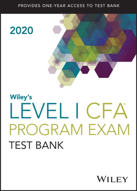 Wiley's Level I CFA Program Study Guide + Test Bank 2020, Paperback / softback Book