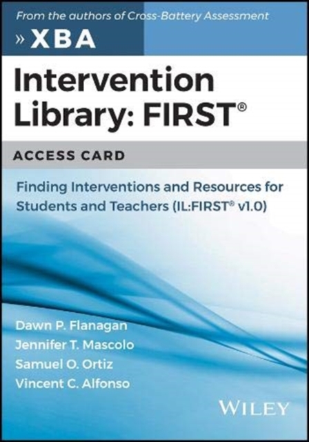 Intervention Library : Finding Interventions and Resources for Students and Teachers (IL:FIRST v1.0), Paperback / softback Book