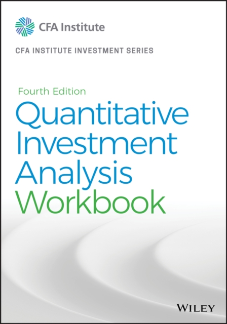 Quantitative Investment Analysis, Workbook, EPUB eBook