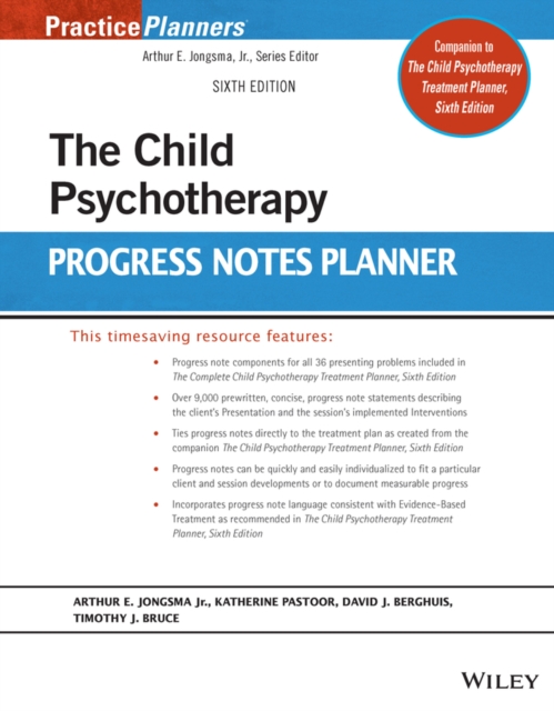 The Child Psychotherapy Progress Notes Planner, PDF eBook