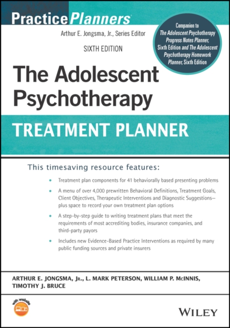 The Adolescent Psychotherapy Treatment Planner, PDF eBook