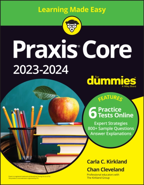 Praxis Core 2023-2024 For Dummies with Online Practice, Paperback / softback Book