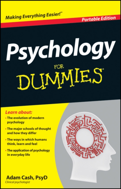 Psychology For Dummies, Portable Edition, Paperback Book