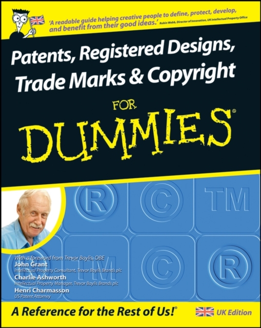 Patents, Registered Designs, Trade Marks and Copyright For Dummies, PDF eBook