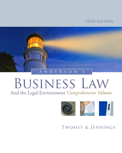 Anderson's Business Law and the Legal Environment, Comprehensive Volume, Hardback Book