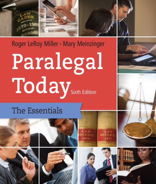 Paralegal Today : The Essentials, Paperback Book