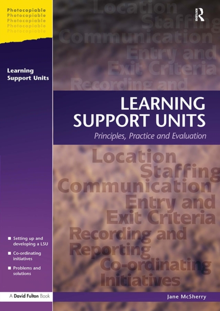 Learning Support Units : Principles, Practice and Evaluation, PDF eBook