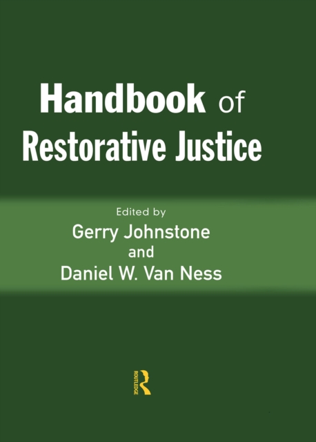 Handbook of Restorative Justice, PDF eBook