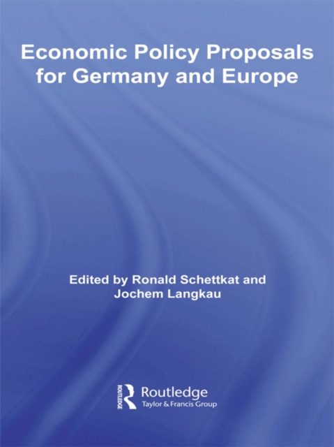Economic Policy Proposals for Germany and Europe, EPUB eBook