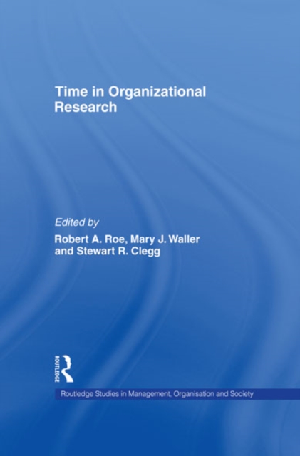 Time in Organizational Research, EPUB eBook