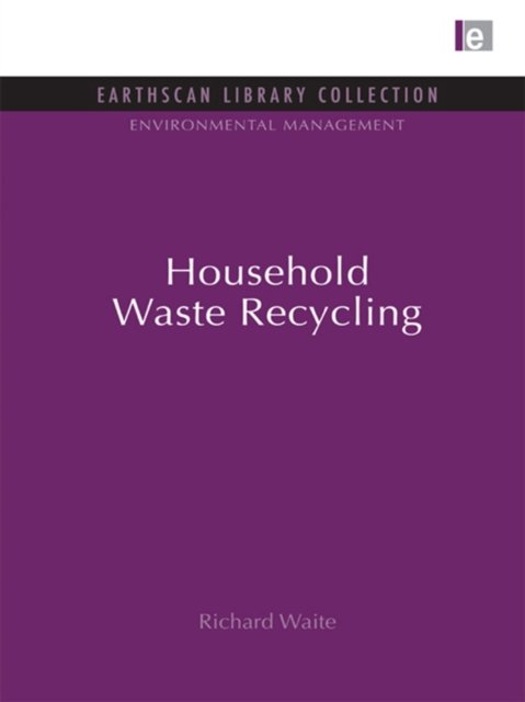 Household Waste Recycling, PDF eBook