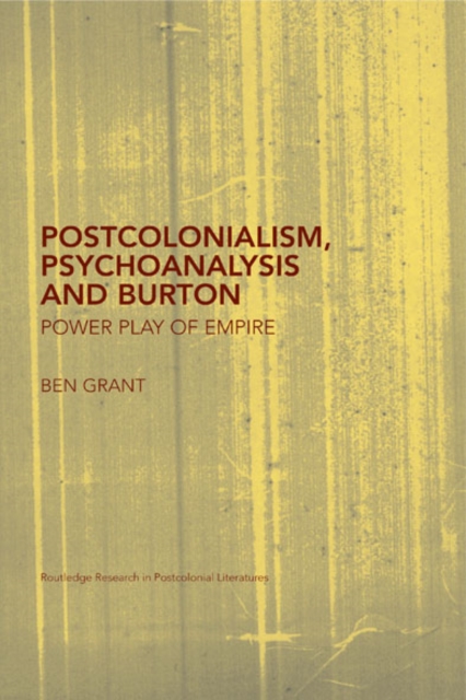 Postcolonialism, Psychoanalysis and Burton : Power Play of Empire, EPUB eBook