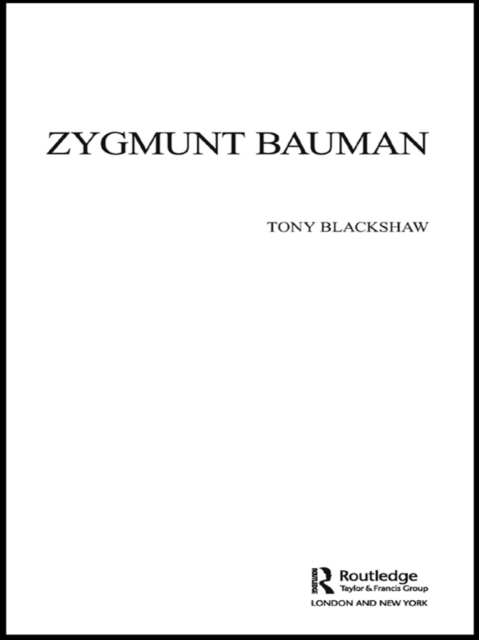 Zygmunt Bauman, EPUB eBook