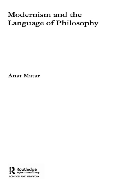 Modernism and the Language of Philosophy, EPUB eBook