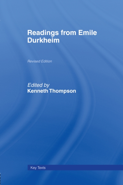 Readings from Emile Durkheim, EPUB eBook