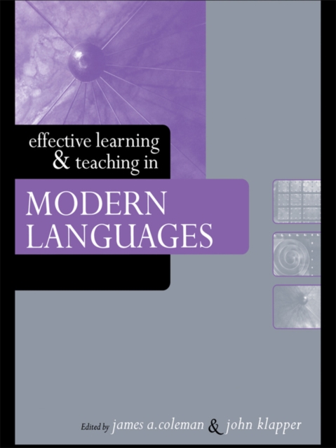 Effective Learning and Teaching in Modern Languages, EPUB eBook