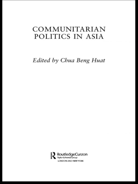 Communitarian Politics in Asia, EPUB eBook