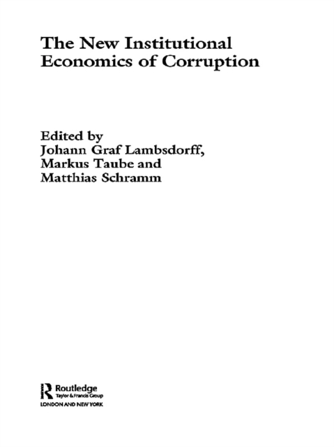The New Institutional Economics of Corruption, EPUB eBook