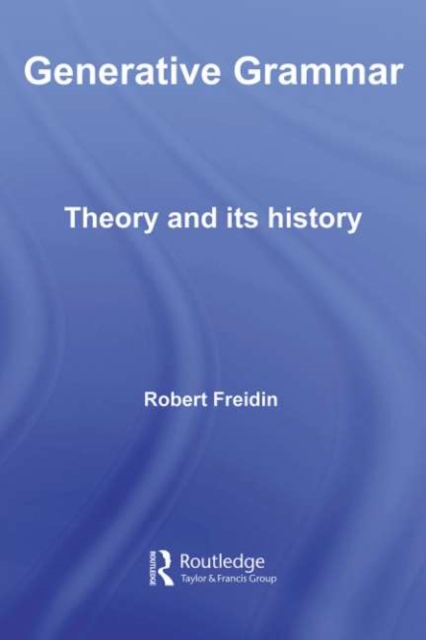 Generative Grammar : Theory and its History, PDF eBook