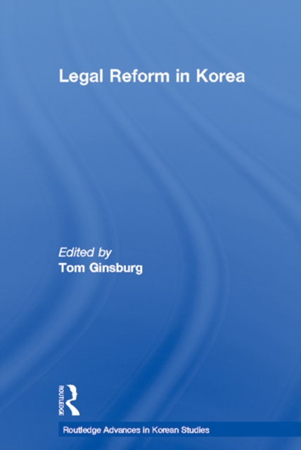 Legal Reform in Korea, EPUB eBook
