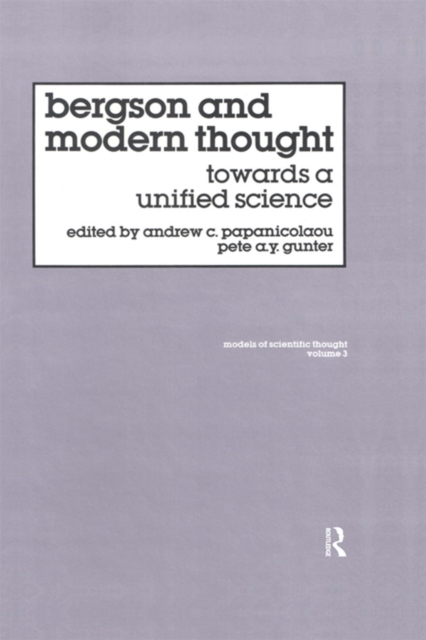 Bergson And Modern Thought, PDF eBook