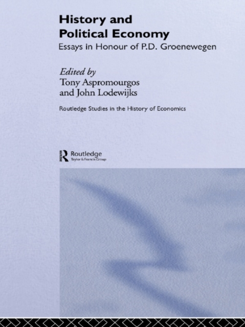 History and Political Economy : Essays in Honour of P.D. Groenewegan, EPUB eBook