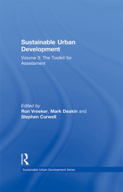 Sustainable Urban Development Volume 3 : The Toolkit for Assessment, EPUB eBook