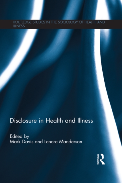 Disclosure in Health and Illness, PDF eBook