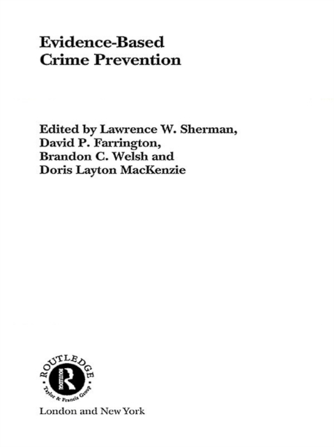 Evidence-Based Crime Prevention, PDF eBook