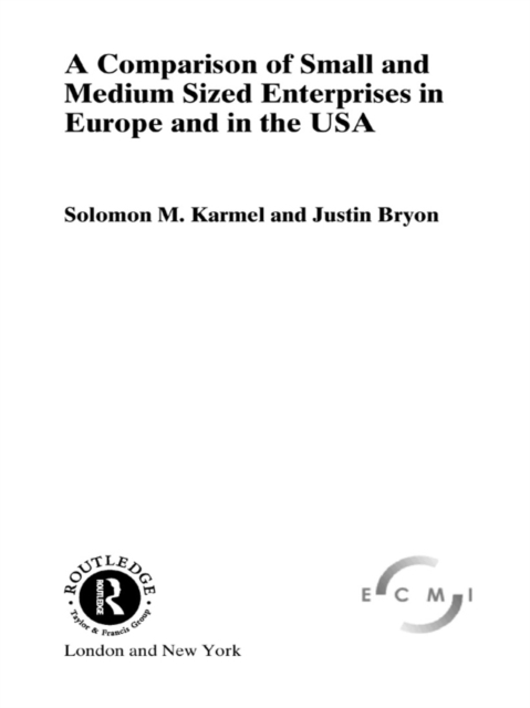 A Comparison of Small and Medium Sized Enterprises in Europe and in the USA, EPUB eBook