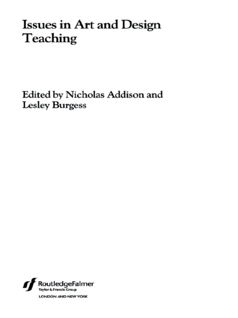 Issues in Art and Design Teaching, EPUB eBook