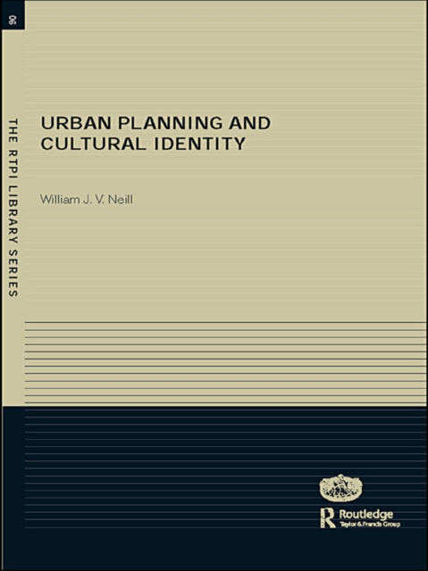 Urban Planning and Cultural Identity, EPUB eBook