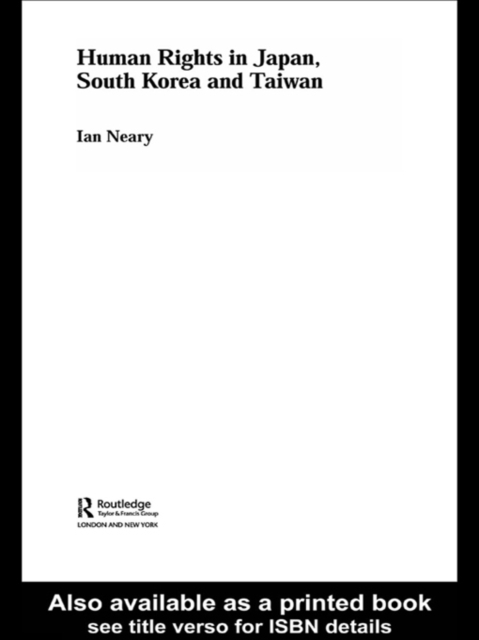 Human Rights in Japan, South Korea and Taiwan, EPUB eBook