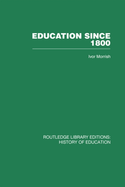 Education Since 1800, EPUB eBook