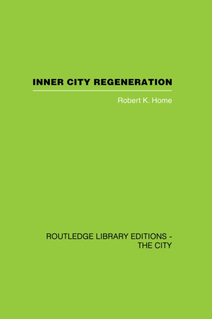 Inner City Regeneration, EPUB eBook