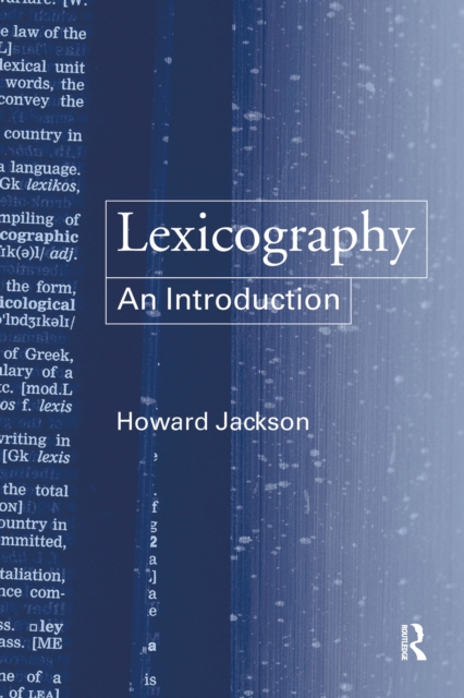 Lexicography : An Introduction, PDF eBook