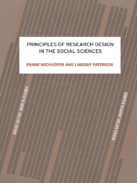 Principles of Research Design in the Social Sciences, EPUB eBook