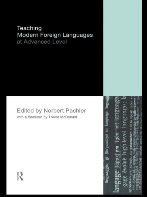Teaching Modern Foreign Languages at Advanced Level, PDF eBook