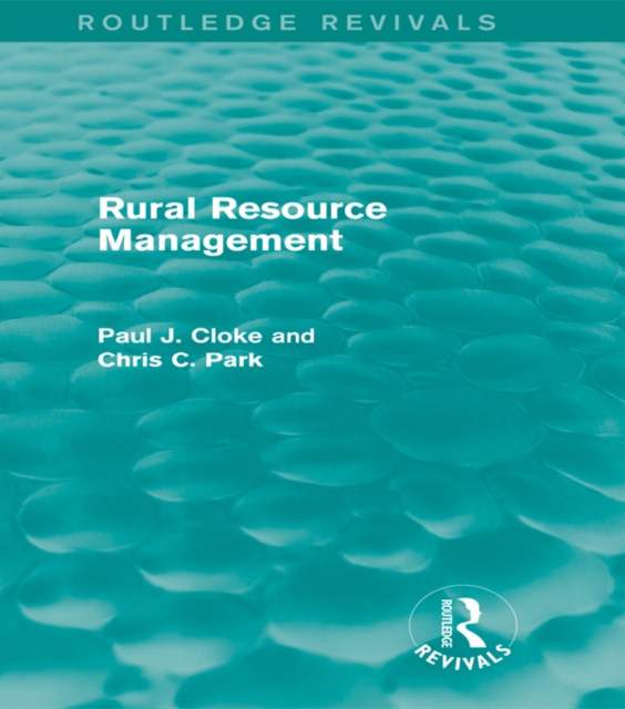 Rural Resource Management (Routledge Revivals), EPUB eBook
